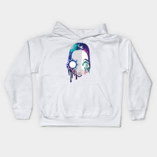 Delta Rose space tears 1 Kids Hoodie